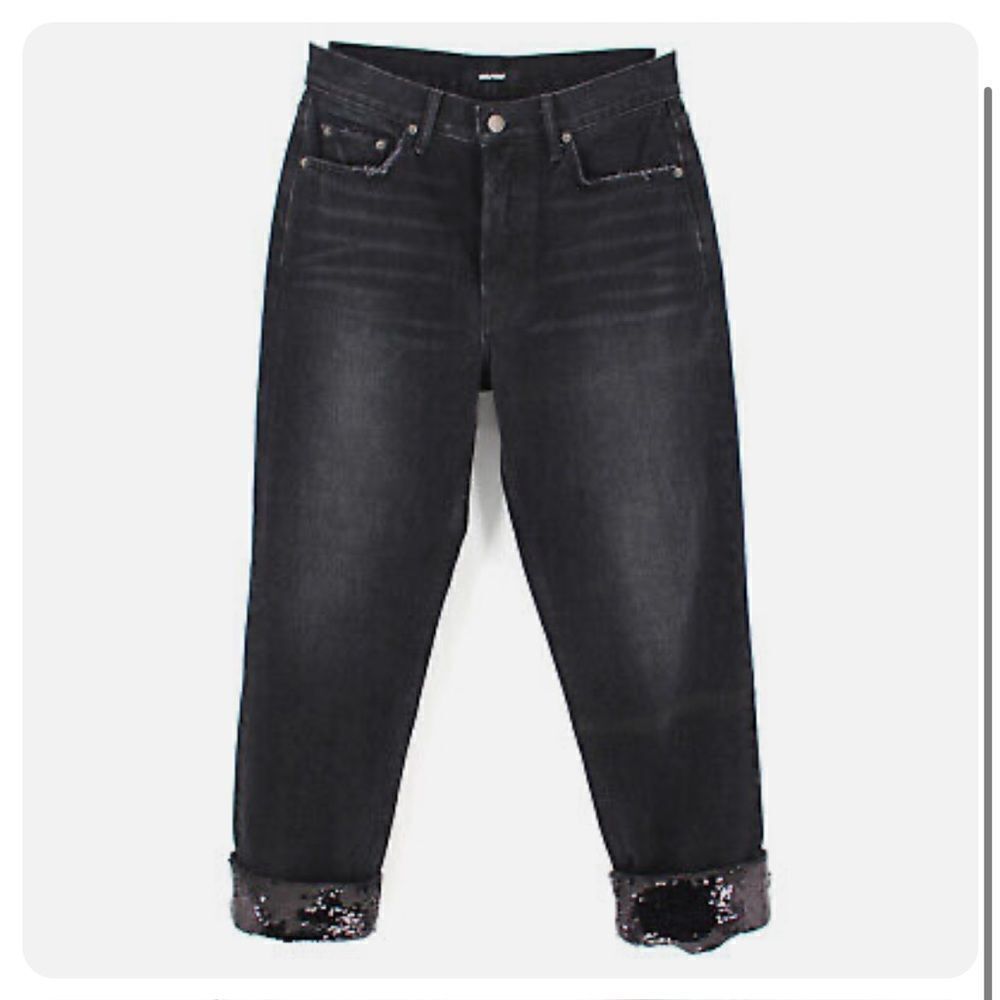 GRLFRND sequin Helena high rise jeans